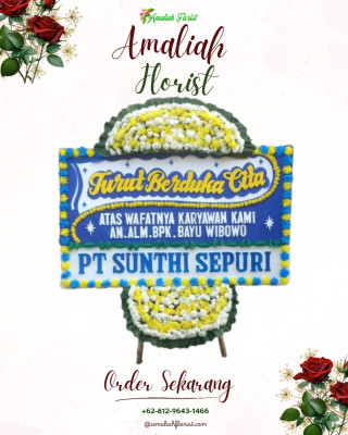 Papan Bunga Duka di Senalang